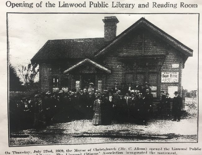 Opening of Linwood Library 1909 small